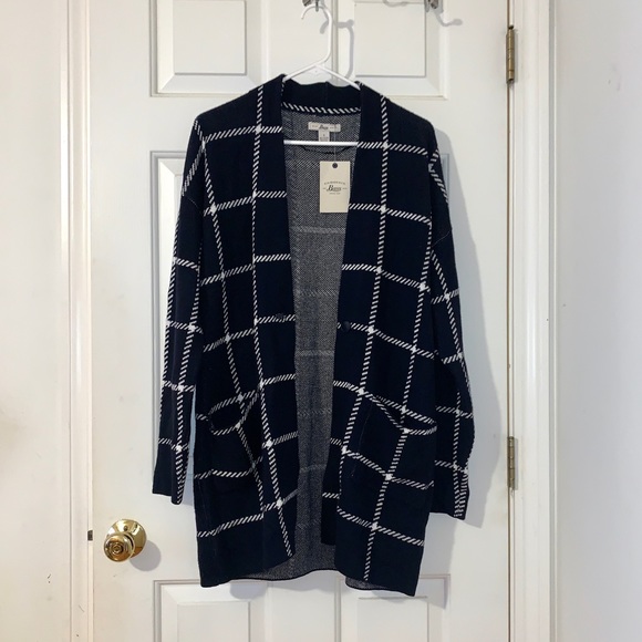 Bass Plaid Cardigan - Picture 1 of 1
